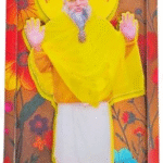 Premanand Ji Maharaj Giving Blessings Fridge Magnet In 3D