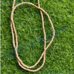 Tulsi Kanthi Mala 2 Round in Neck 36 inch 100% Original Tulsi Mala Vrindavan