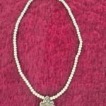 Shree Radha Naam Big Pendant Tulsi Mala