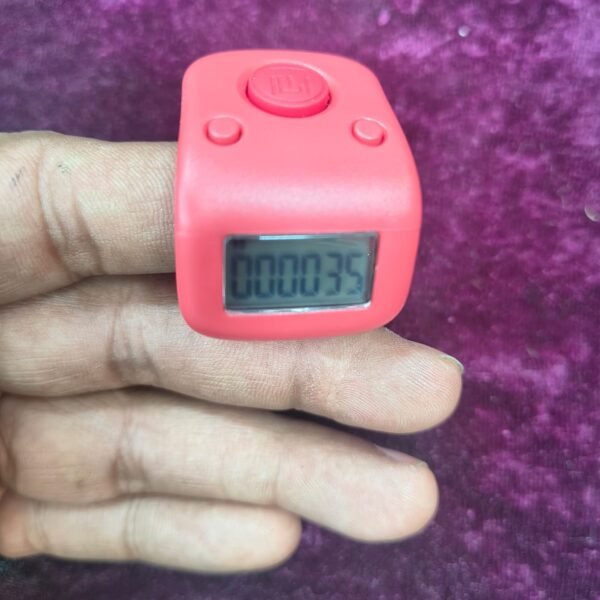60 Lakh Silent Naam Jap Digital Finger Counter – Rechargeable Mantra Counting Device