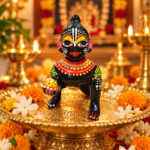 4 No. Black Laddu Gopal Ji Idol