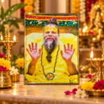 3x4 Gurudev Ashirvad Chavi – Laminated Devotional Photo for Home Mandir