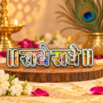 6 Inch Radhe Radhe Fridge Magnet