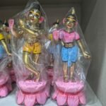 9 Inch Ashtdhatu Radha Krishna Vigrah Set
