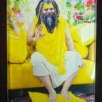 3x4 Gurudev Charan Darshan Chavi – Laminated Devotional Photo for Home Mandir