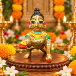 6 No. Coloured Laddu Gopal Ji Idol