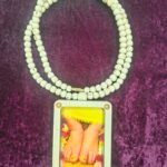 Gurudev Charan Pendant Tulsi Mala