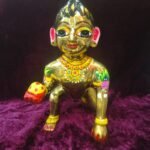 7 No. Coloured Laddu Gopal Ji Bal Roop Idol