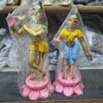 12 Inch Ashtdhatu Radha Krishna Vigrah Set