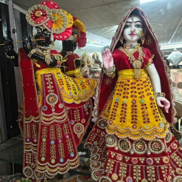 24 Inch Radha Krishna Idol Set