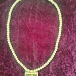 Shri Radha Naam Pendant Tulsi Mala