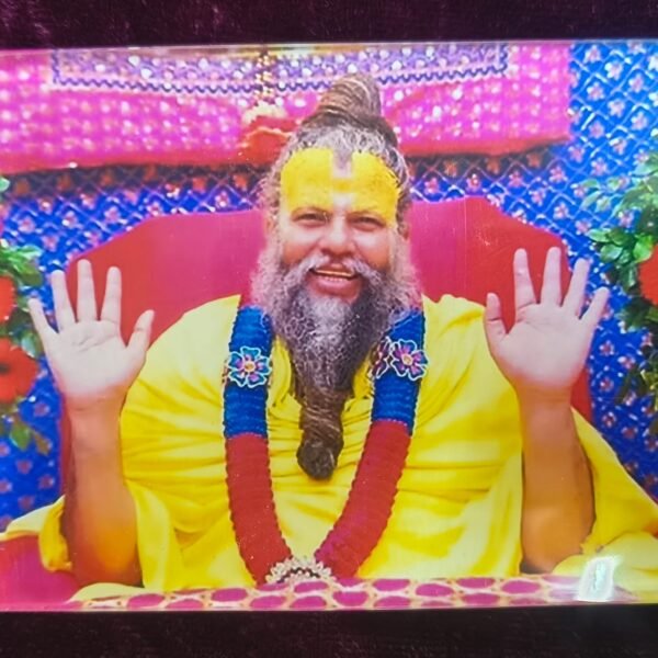 3×4 Gurudev Ashirvad Chavi for Home Temple, Puja Room & Daily Devotion