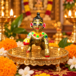 3 No. Colored Laddu Gopal Ji Bal Roop Idol