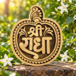 4 inch laser cut Kadamb Shree Radha Naam Seva