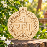 5 Inch Beautiful Kadamb Shri Radha Naam Seva