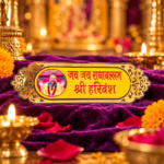 12 Inch Jai Jai Radhavallabh Shri Harivansh Naam Sticker – Decorative Devotional Sticker