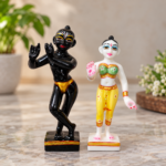 9 Inch Black Radha Krishna Idol Set